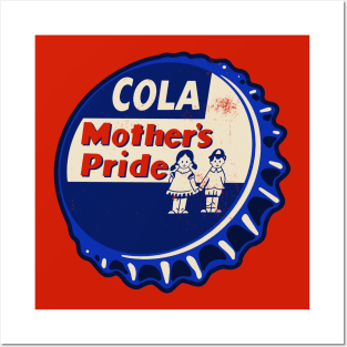 Vintage Mothers Pride Cola Bottlecap Posters and Art